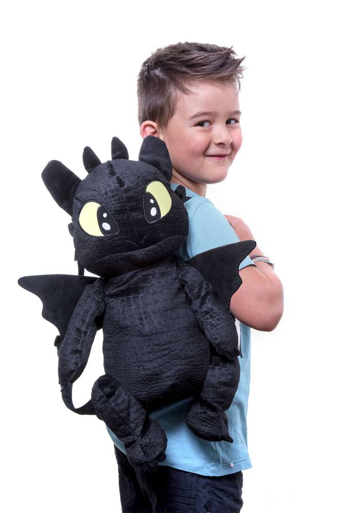 Drachenzähmen leicht gemacht 3 Plüsch-Rucksack Toothless - Smalltinytoystore