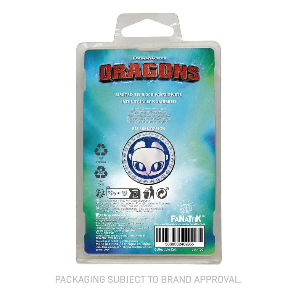 Drachenzähmen leicht gemacht Sammelmünze Limited Edition - Smalltinytoystore