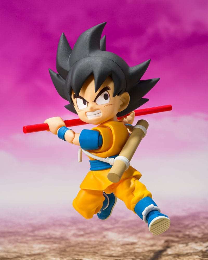 Dragon Ball Daima S.H.Figuarts Actionfigur Son Goku Mini 7 cm - Smalltinytoystore