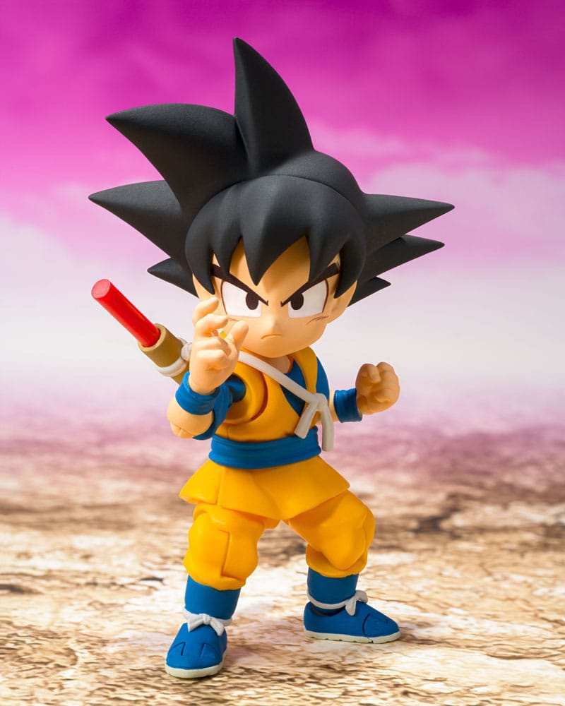 Dragon Ball Daima S.H.Figuarts Actionfigur Son Goku Mini 7 cm - Smalltinytoystore