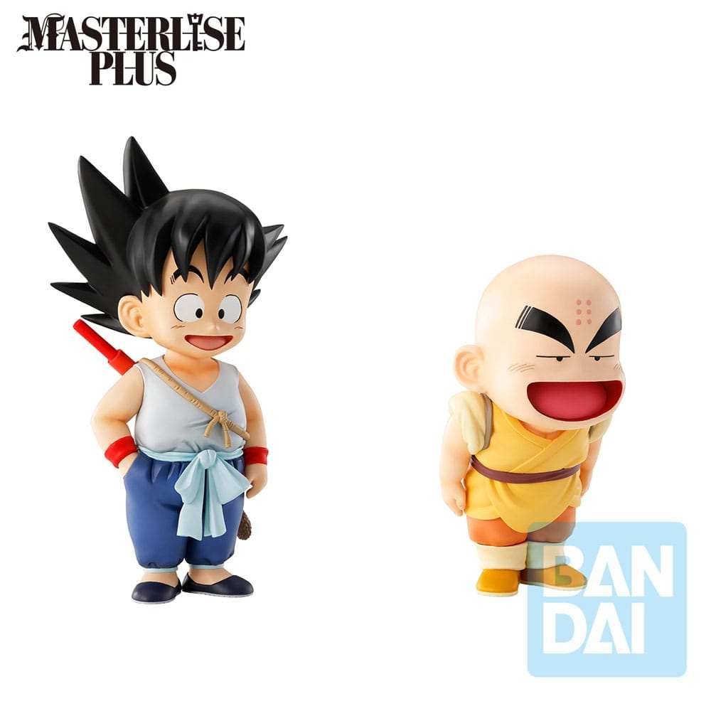 Dragon Ball Ichibansho Masterlise Plus PVC Statues Son Goku & Krillin (Son Goku Training Section) 13 cm - Smalltinytoystore