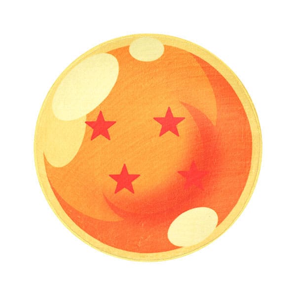 Dragon Ball Indoor-Matte 4 Stars Ball 60 x 60 cm - Smalltinytoystore
