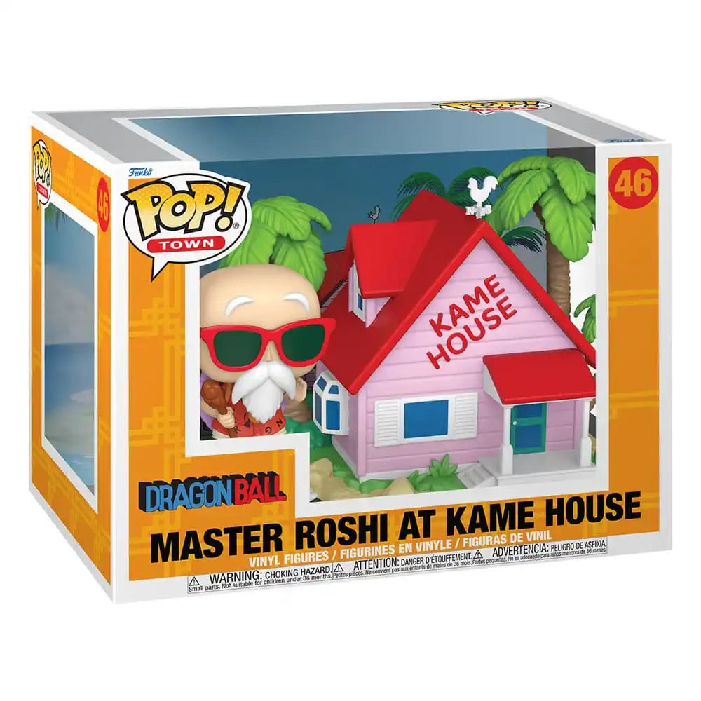Dragon Ball POP! Town Vinyl Figur Kame House w/Master Roshi 9 cm - Smalltinytoystore