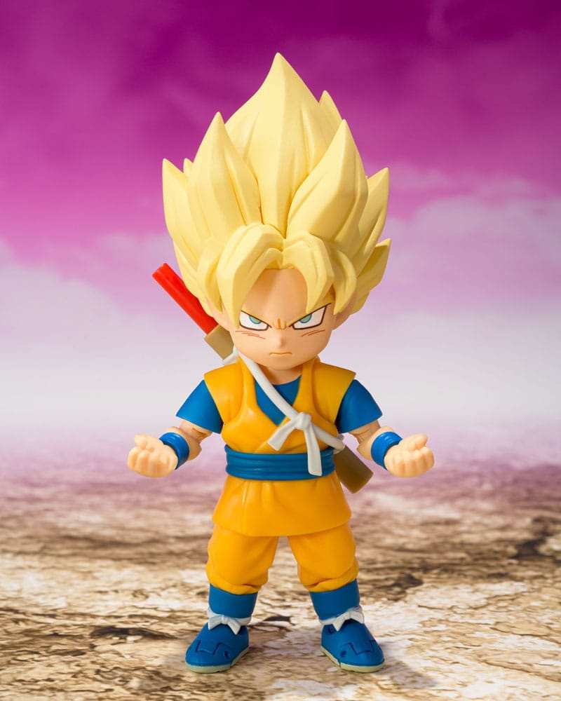 Dragon Ball S.H.Figuarts Actionfigur Super Saiyan Son Goku (mini) Daima 8 cm - Smalltinytoystore