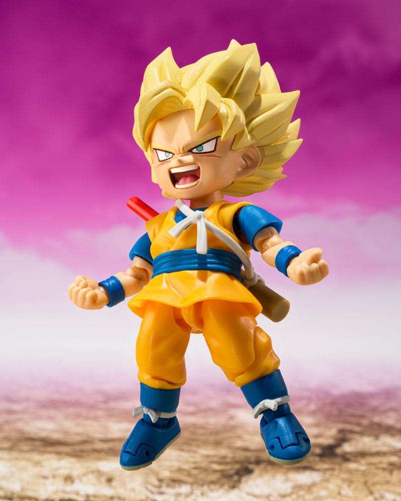 Dragon Ball S.H.Figuarts Actionfigur Super Saiyan Son Goku (mini) Daima 8 cm - Smalltinytoystore