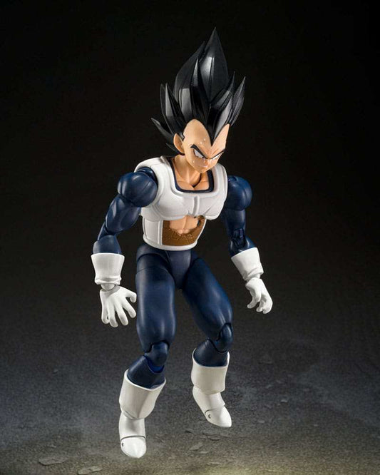 Dragon Ball S.H. Figuarts Actionfigur Vegeta Old Battle Clothes 14 cm - Smalltinytoystore