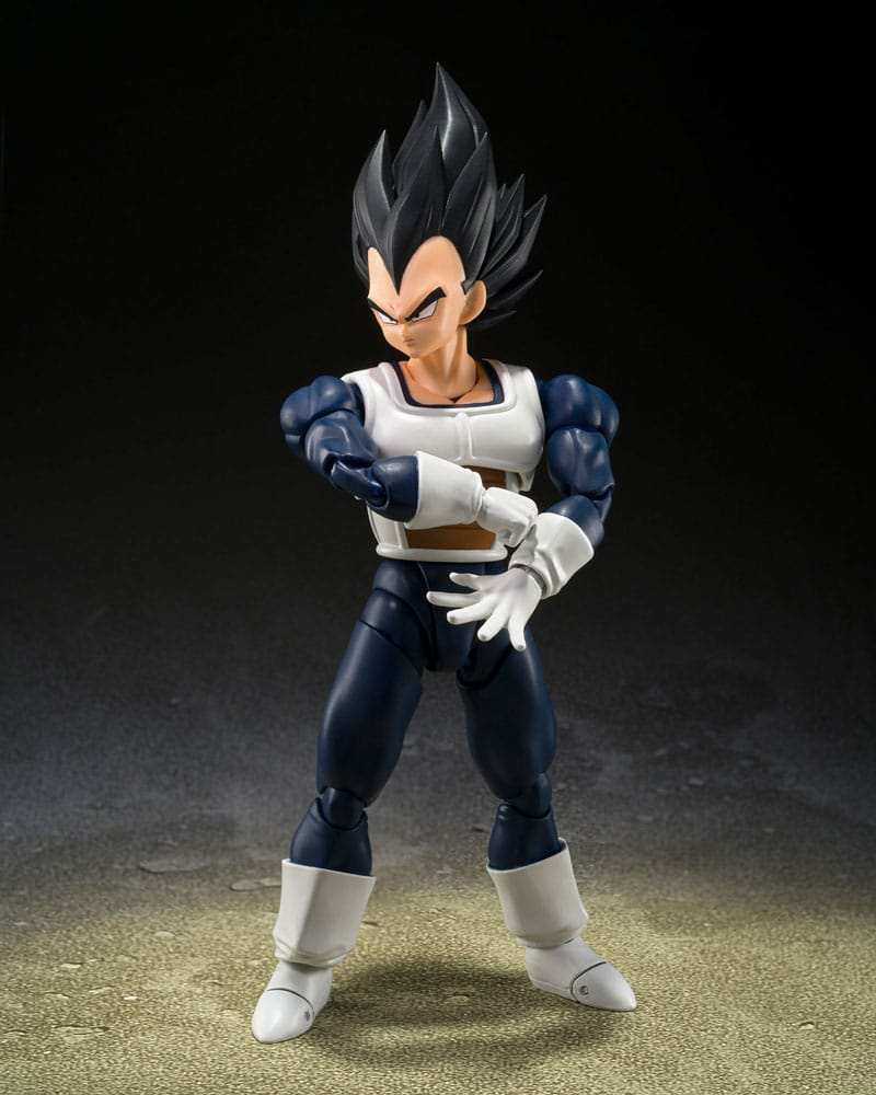 Dragon Ball S.H. Figuarts Actionfigur Vegeta Old Battle Clothes 14 cm - Smalltinytoystore