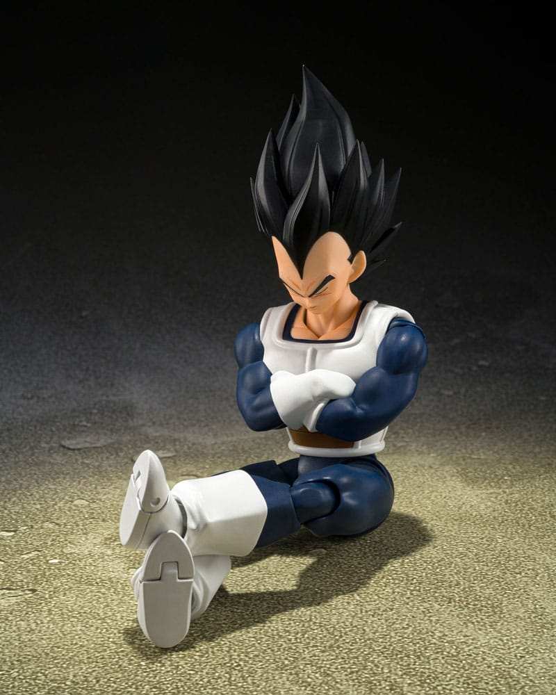 Dragon Ball S.H. Figuarts Actionfigur Vegeta Old Battle Clothes 14 cm - Smalltinytoystore