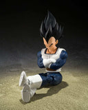 Dragon Ball S.H. Figuarts Actionfigur Vegeta Old Battle Clothes 14 cm - Smalltinytoystore