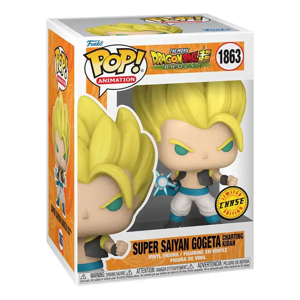 Dragon Ball Super: Broly POP! Animation Vinyl Figur Gogeta w/CH 9 cm Sortiment (6) - Smalltinytoystore