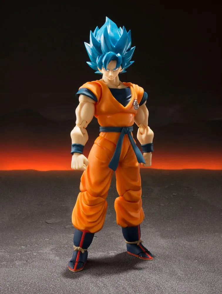 Dragon Ball Super Broly S.H. Figuarts Actionfigur Super Saiyajin God Super Saiyajin Goku Super 14 cm - Smalltinytoystore