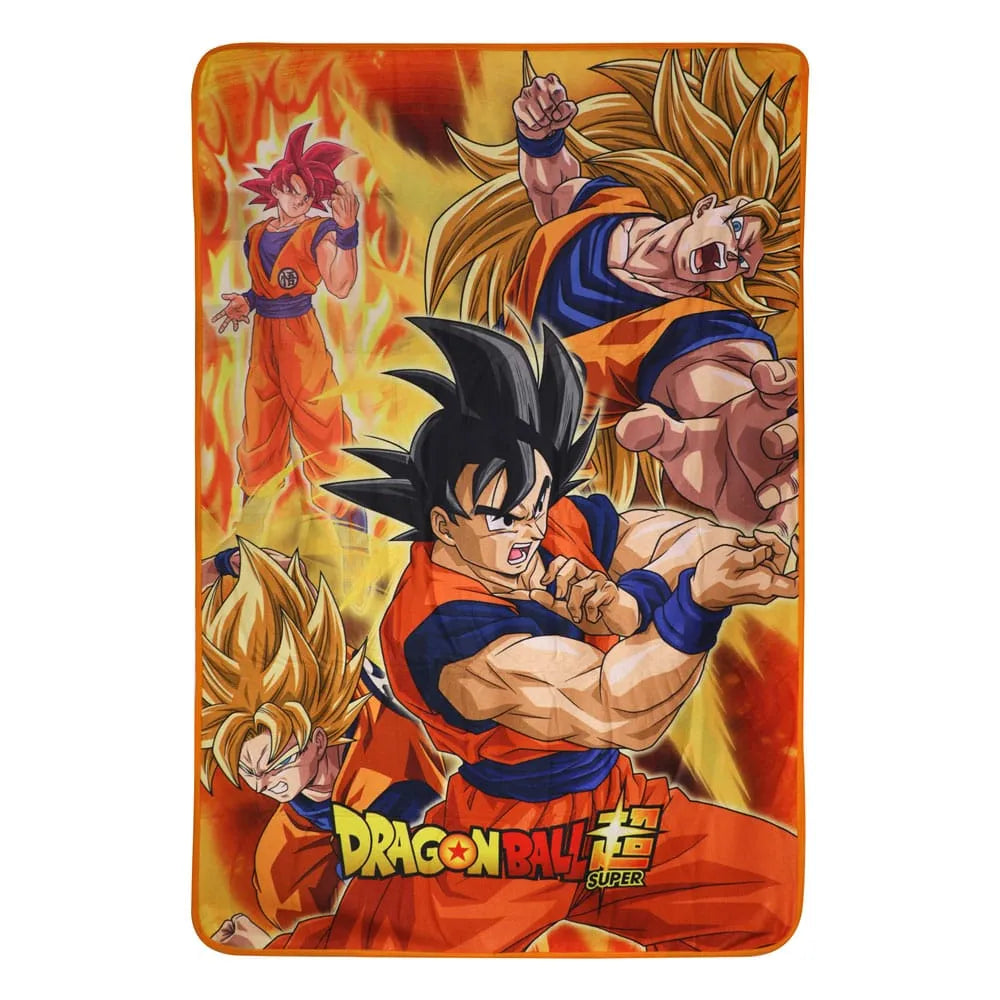 Dragon Ball Super Fleecedecke Battle of Gods Goku 100 x 150 cm - Smalltinytoystore