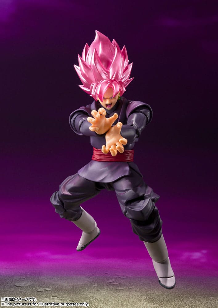 Dragon Ball Super S.H. Figuarts Actionfigur Goku Black - Super Saiyan Rose Reissue 14 cm - Smalltinytoystore
