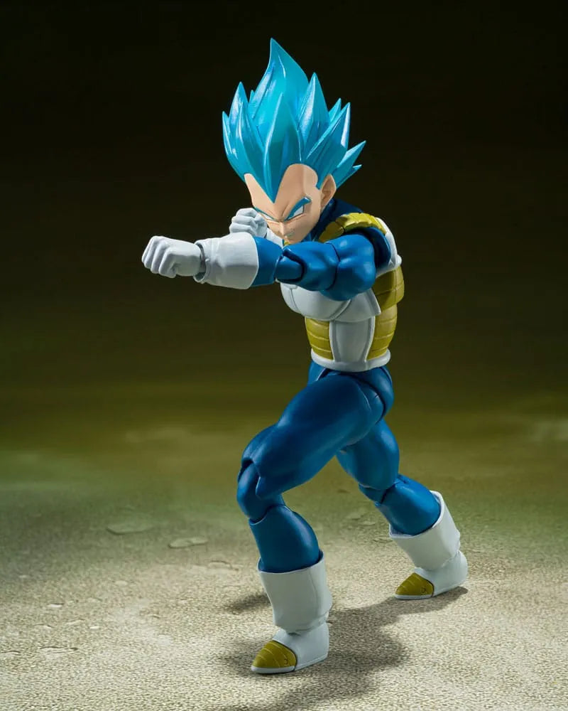 Dragon Ball Super S.H. Figuarts Actionfigur Super Saiyan God Super Saiyan Vegeta -Unwavering Saiyan Pride- 14 cm - Smalltinytoystore