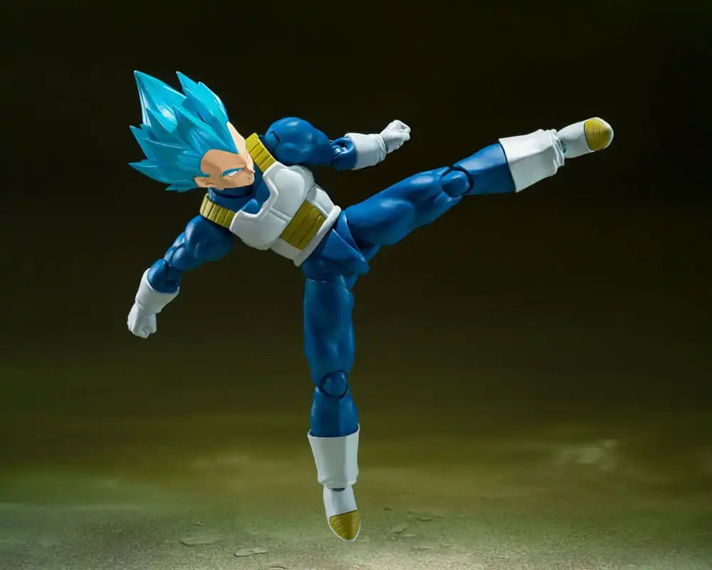 Dragon Ball Super S.H. Figuarts Actionfigur Super Saiyan God Super Saiyan Vegeta -Unwavering Saiyan Pride- 14 cm - Smalltinytoystore