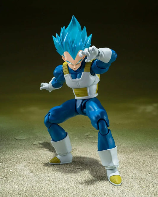 Dragon Ball Super S.H. Figuarts Actionfigur Super Saiyan God Super Saiyan Vegeta -Unwavering Saiyan Pride- 14 cm - Smalltinytoystore