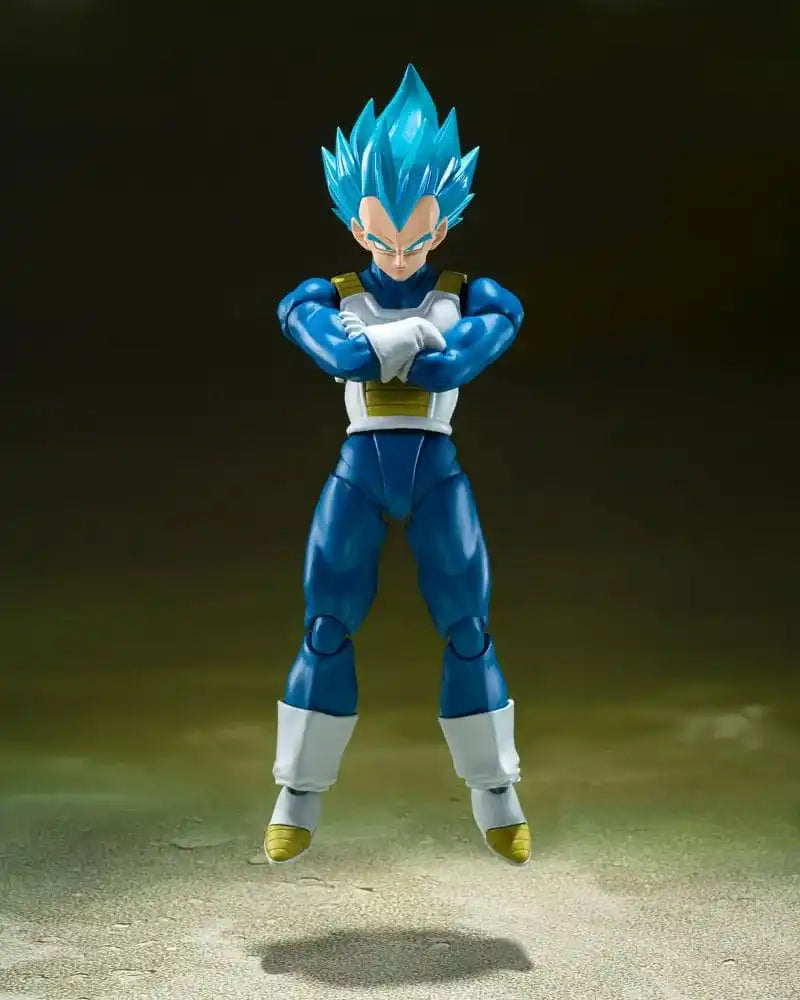 Dragon Ball Super S.H. Figuarts Actionfigur Super Saiyan God Super Saiyan Vegeta -Unwavering Saiyan Pride- 14 cm - Smalltinytoystore