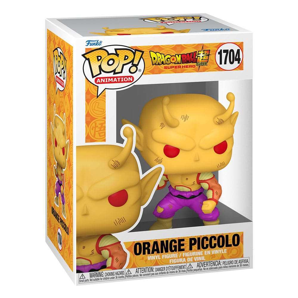 Dragon Ball Super: Super Hero POP! Animation Vinyl Figur Orange Piccolo 9 cm - Smalltinytoystore