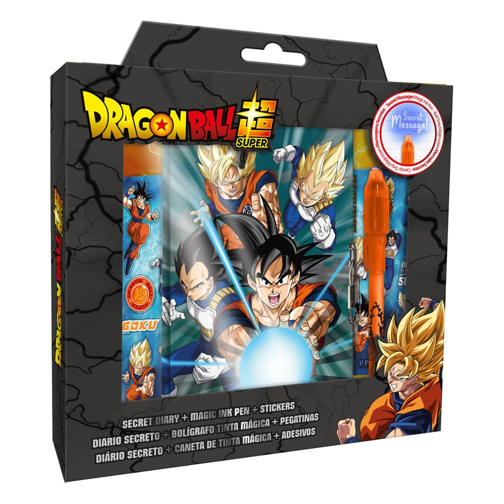 Dragon Ball Tagebuch Set mit Schloss - Smalltinytoystore