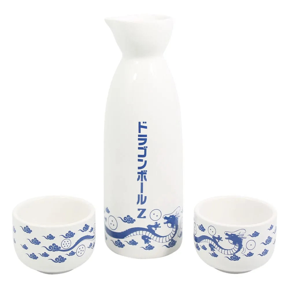Dragon Ball Z Keramik Sake Set Blue Shenron - Smalltinytoystore