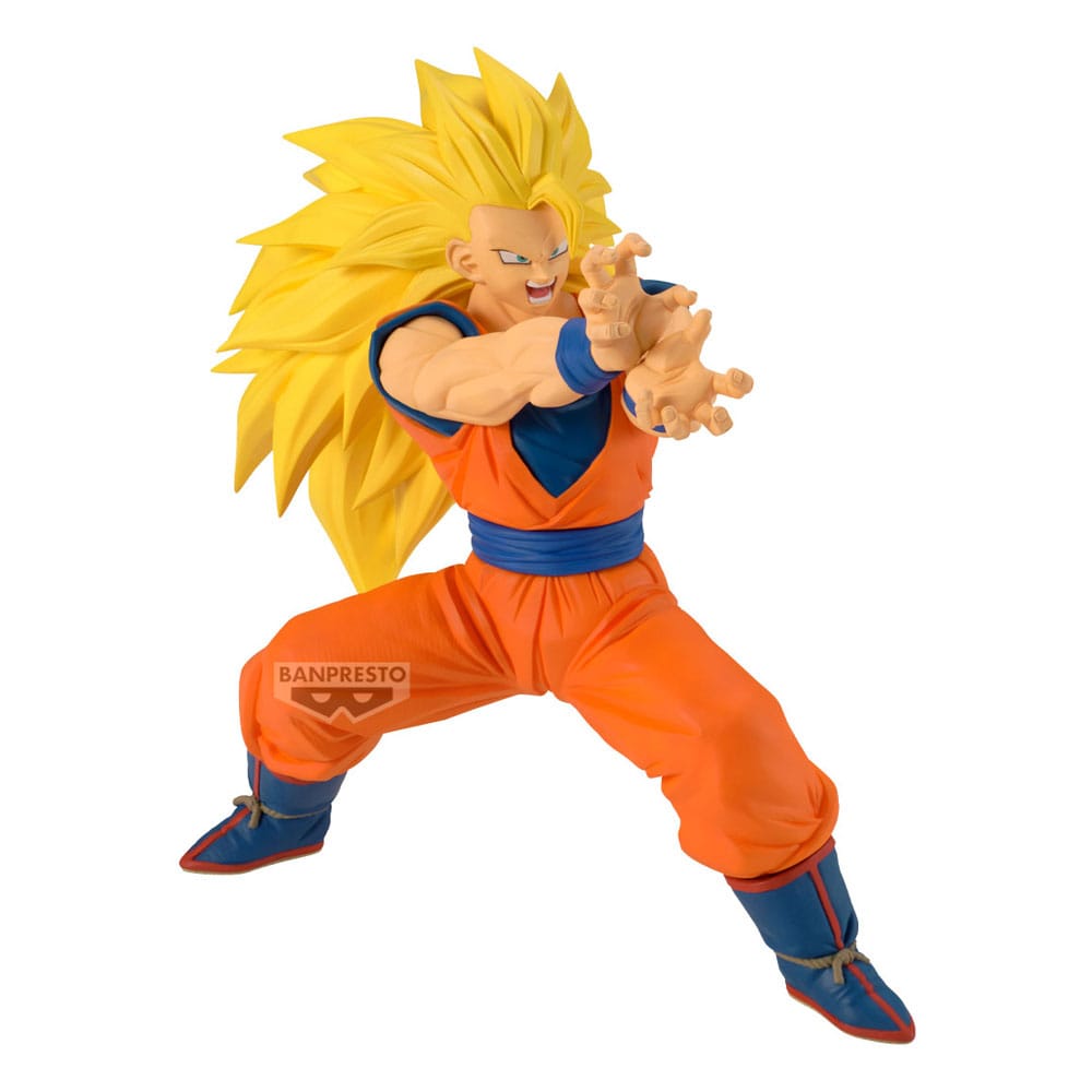 Dragon Ball Z Match Makers PVC Statue Super Saiyan 3 Son Goku (Vs. Majin Buu) 16 cm - Smalltinytoystore
