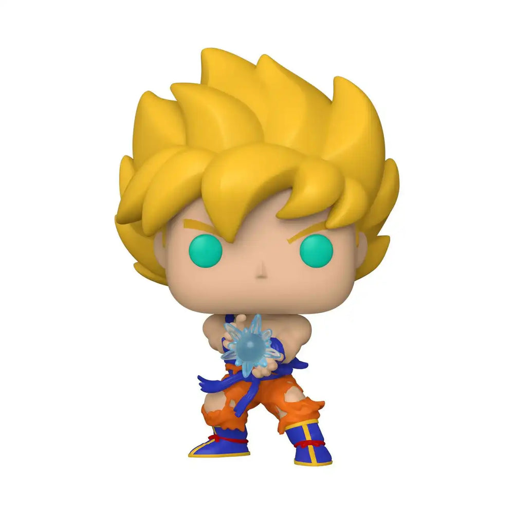 Dragon Ball Z POP! Animation Vinyl Figur SS Goku w/ Kamehameha Wave 9 cm - Smalltinytoystore