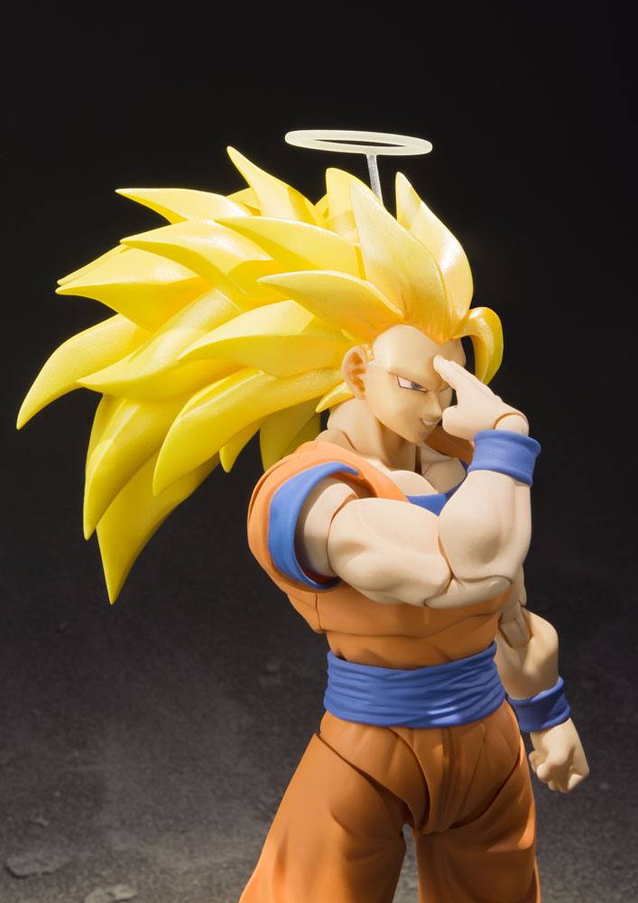 Dragon Ball Z S.H. Figuarts Actionfigur SSJ 3 Son Goku 16 cm - Smalltinytoystore