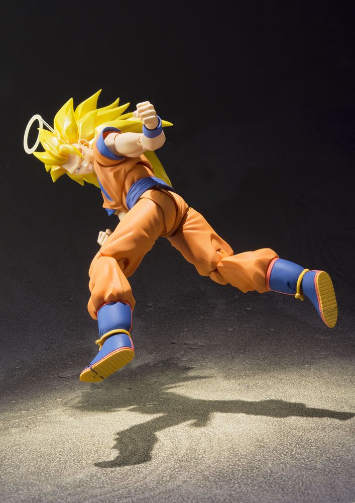 Dragon Ball Z S.H. Figuarts Actionfigur SSJ 3 Son Goku 16 cm - Smalltinytoystore