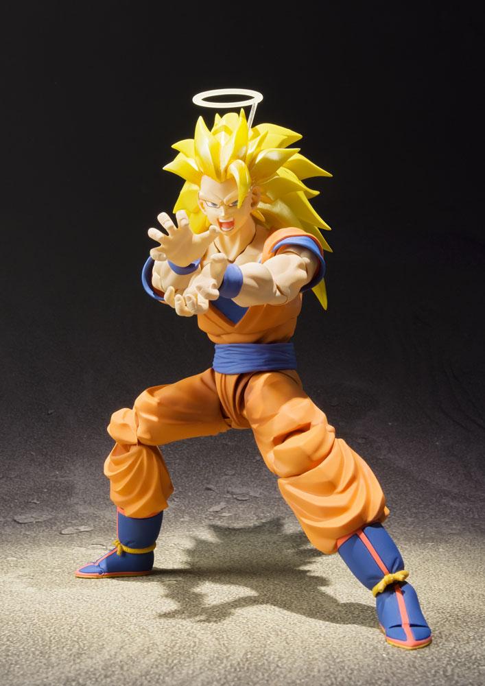 Dragon Ball Z S.H. Figuarts Actionfigur SSJ 3 Son Goku 16 cm - Smalltinytoystore