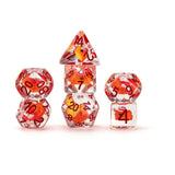 Dragon Storm Inclusion Würfel Set Red Dragon (7) - Smalltinytoystore