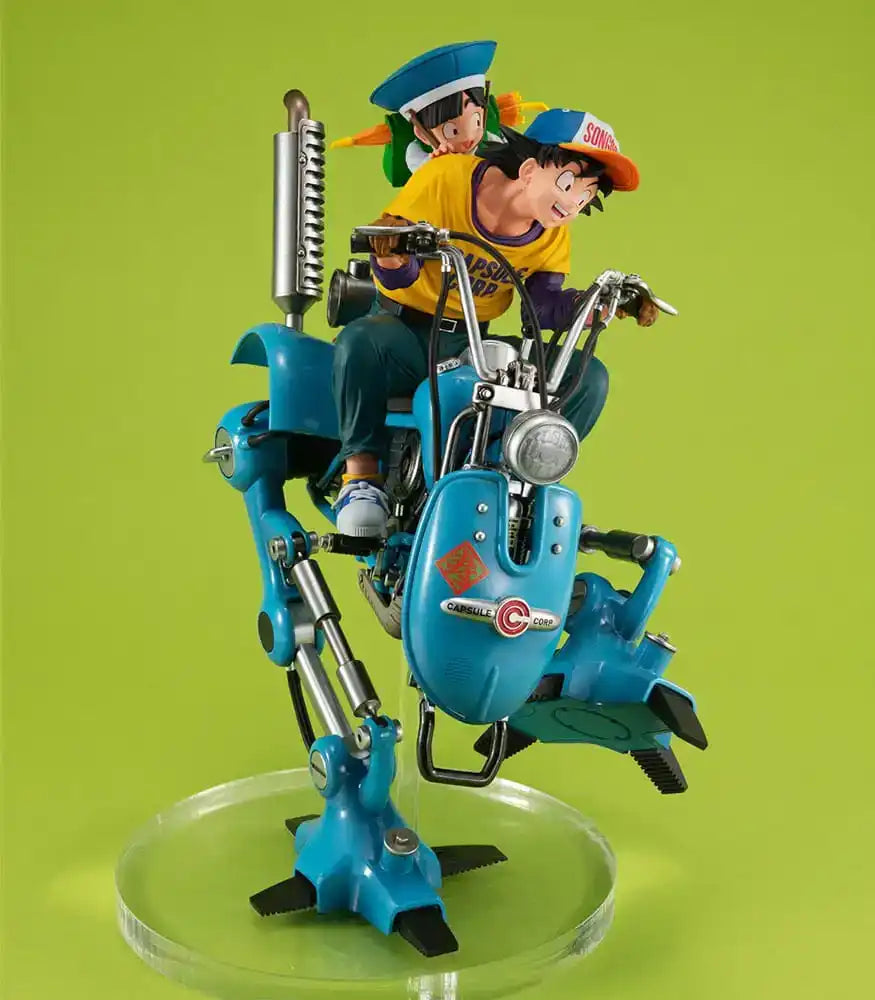 Dragonball Z Desktop Real McCoy EX PVC Diorama Son Goku & Son Gohan & Robot with two legs 20 cm - Smalltinytoystore