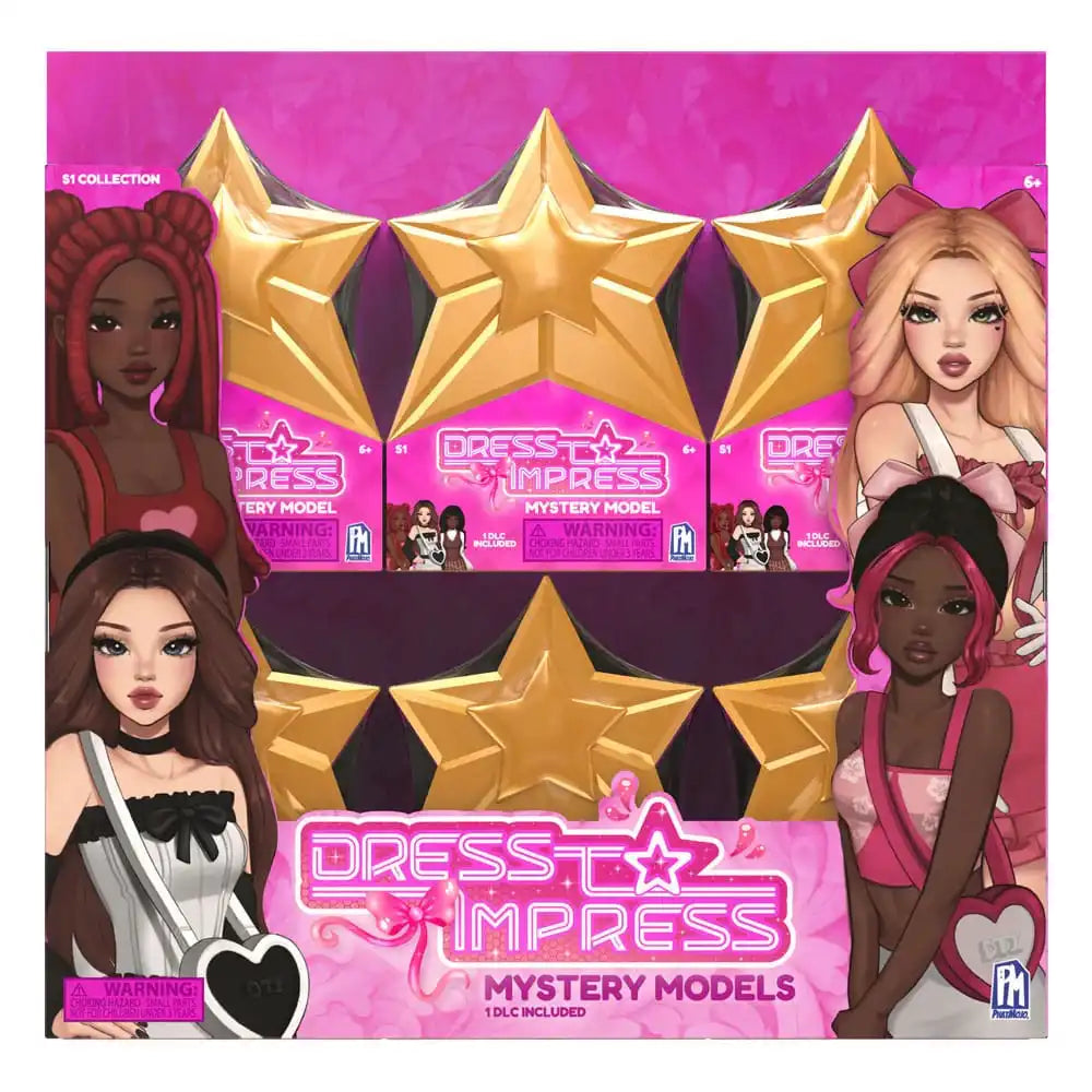 Dress To Impress Mystery Minipuppen 10 cm Series 1 Display (18) - Smalltinytoystore