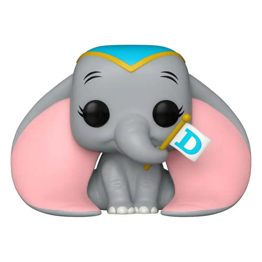 Dumbo POP! Disney Vinyl Figur Dumbo w/flag 9 cm - Smalltinytoystore