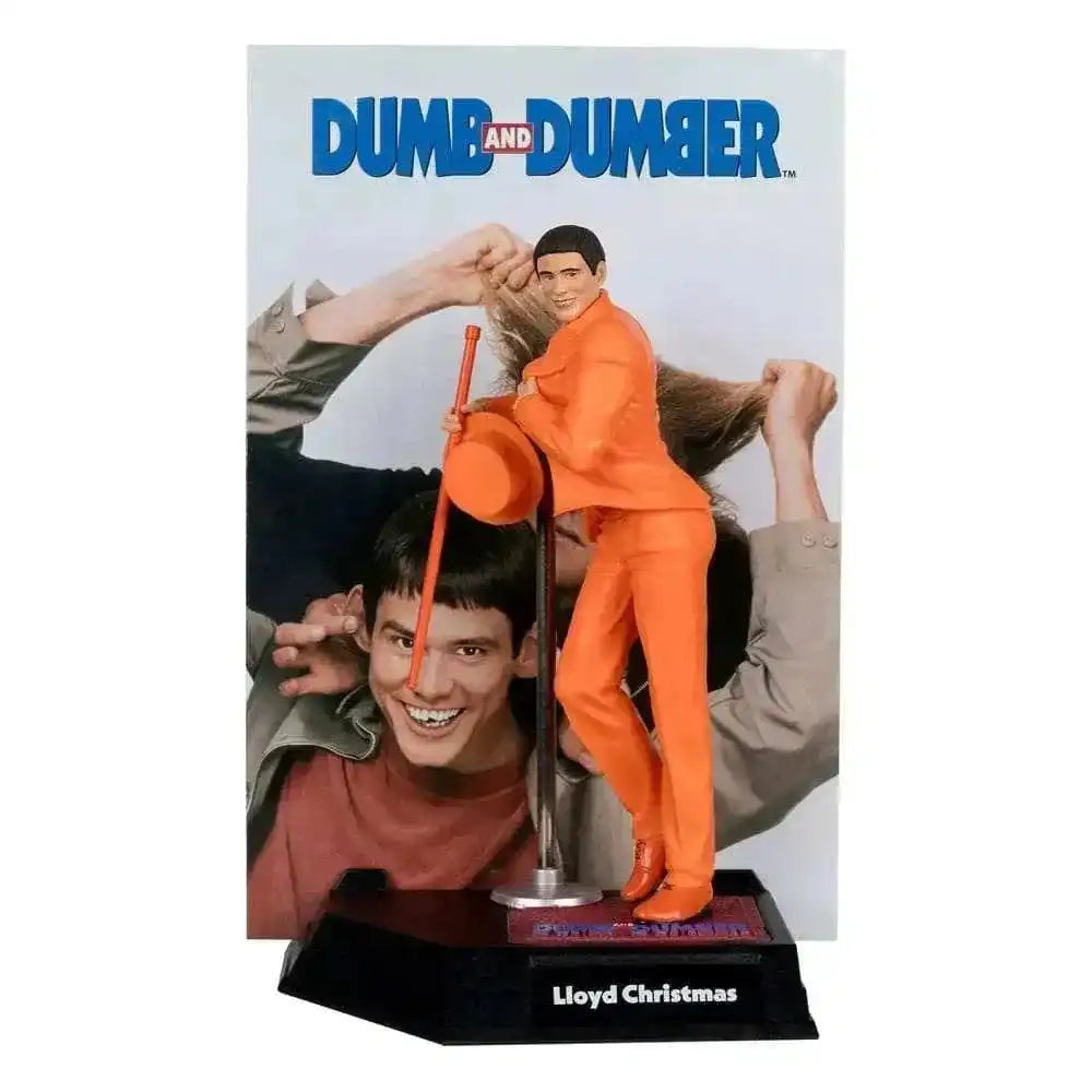 Dumm und Dümmer Movie Maniacs PVC Statue Lloyd Christmas (Gold Label) 15 cm - Smalltinytoystore