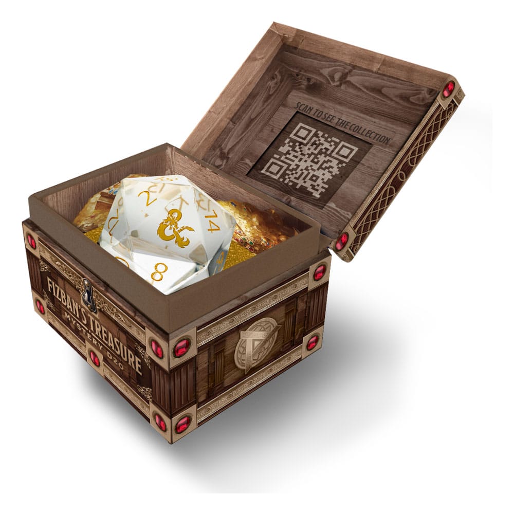 Dungeons & Dragons Blind Mystery Box Würfel Fizban's Treasure d20 25 mm - Smalltinytoystore