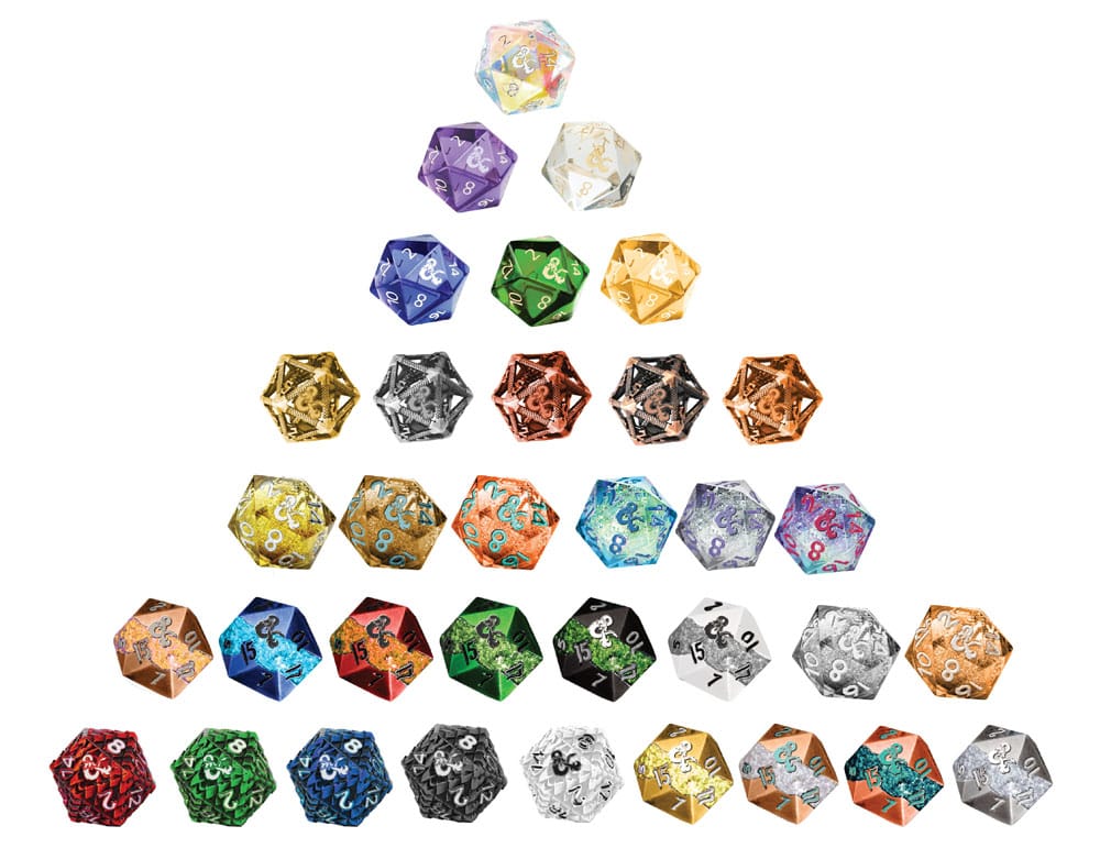 Dungeons & Dragons Blind Mystery Box Würfel Fizban's Treasure d20 25 mm - Smalltinytoystore