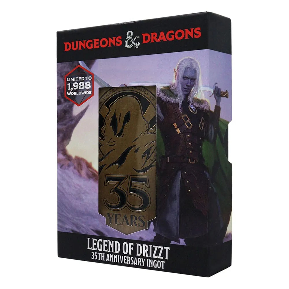 Dungeons & Dragons Metallbarren 35th Anniversary Legend of Drizzt Limited Edition - Smalltinytoystore