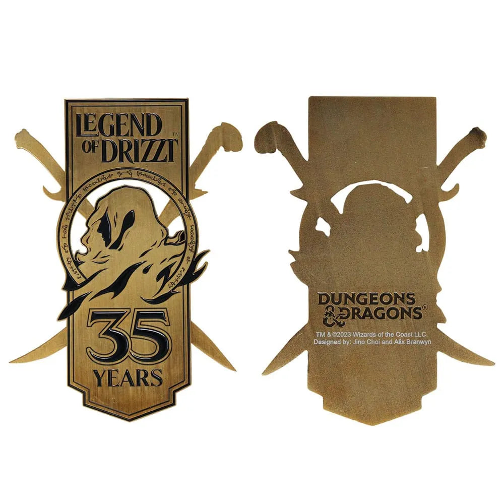 Dungeons & Dragons Metallbarren 35th Anniversary Legend of Drizzt Limited Edition - Smalltinytoystore