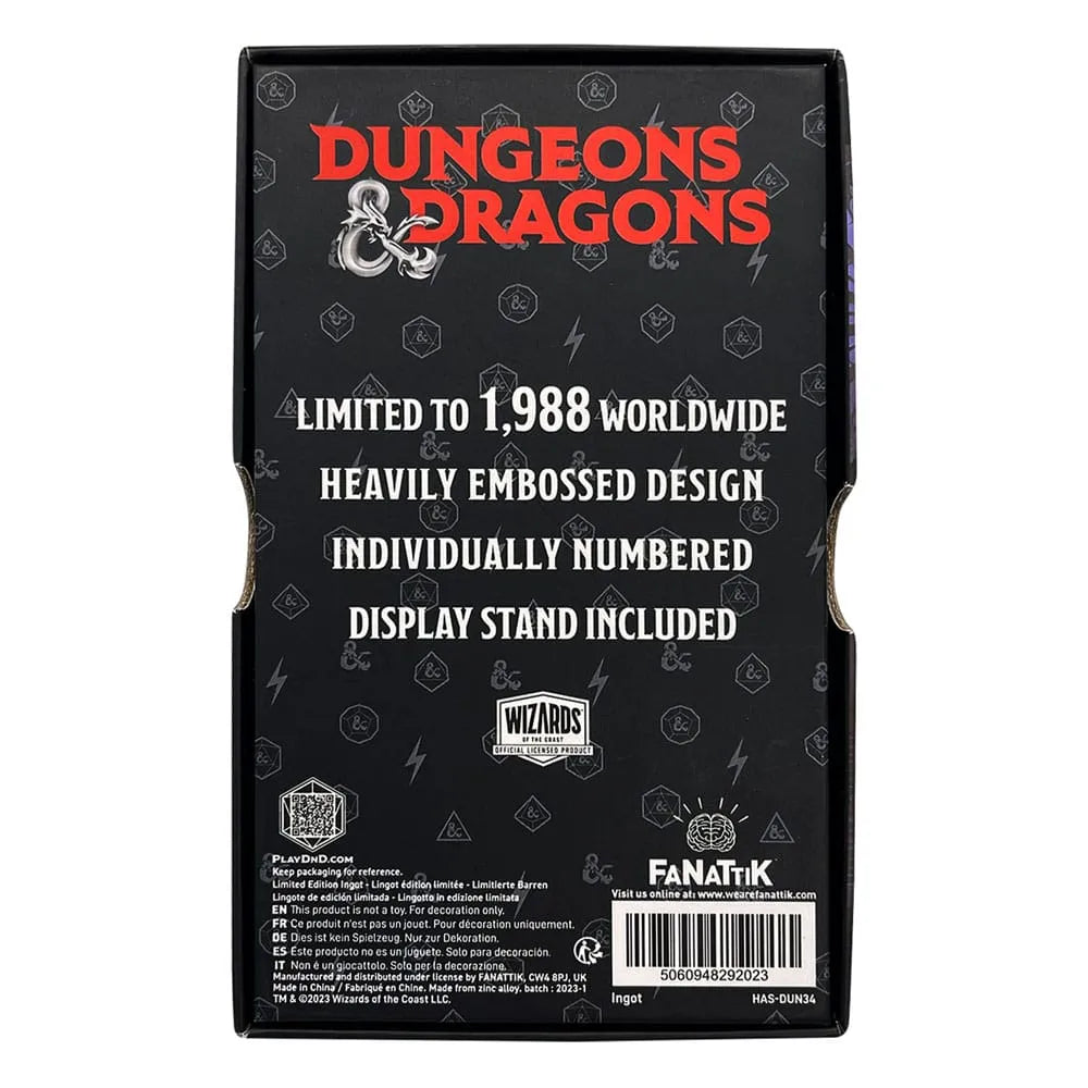 Dungeons & Dragons Metallbarren 50th Anniversary Spider Queen Limited Edition - Smalltinytoystore