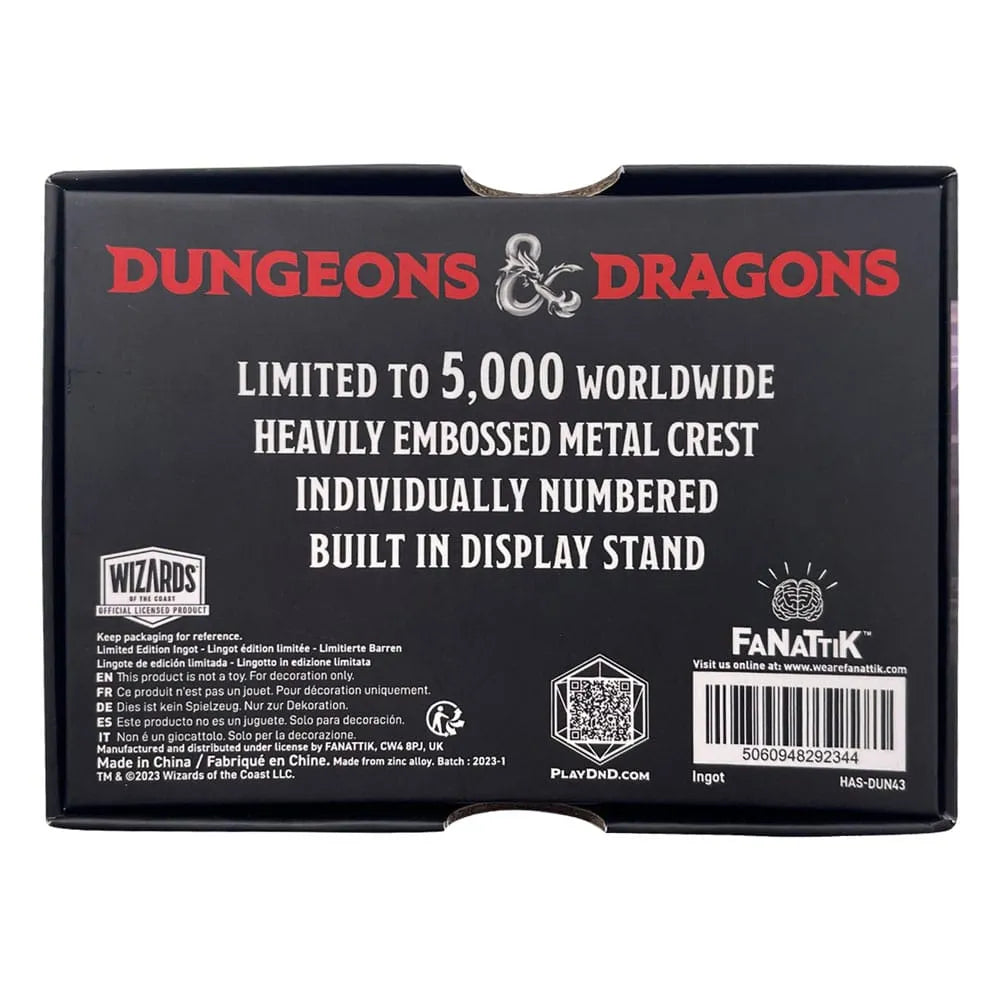 Dungeons & Dragons Metallbarren Mithral Hall Limited Edition - Smalltinytoystore