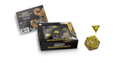Dungeons & Dragons Premium Metall Würfel Set Dragon Scale Gold (7) - Smalltinytoystore