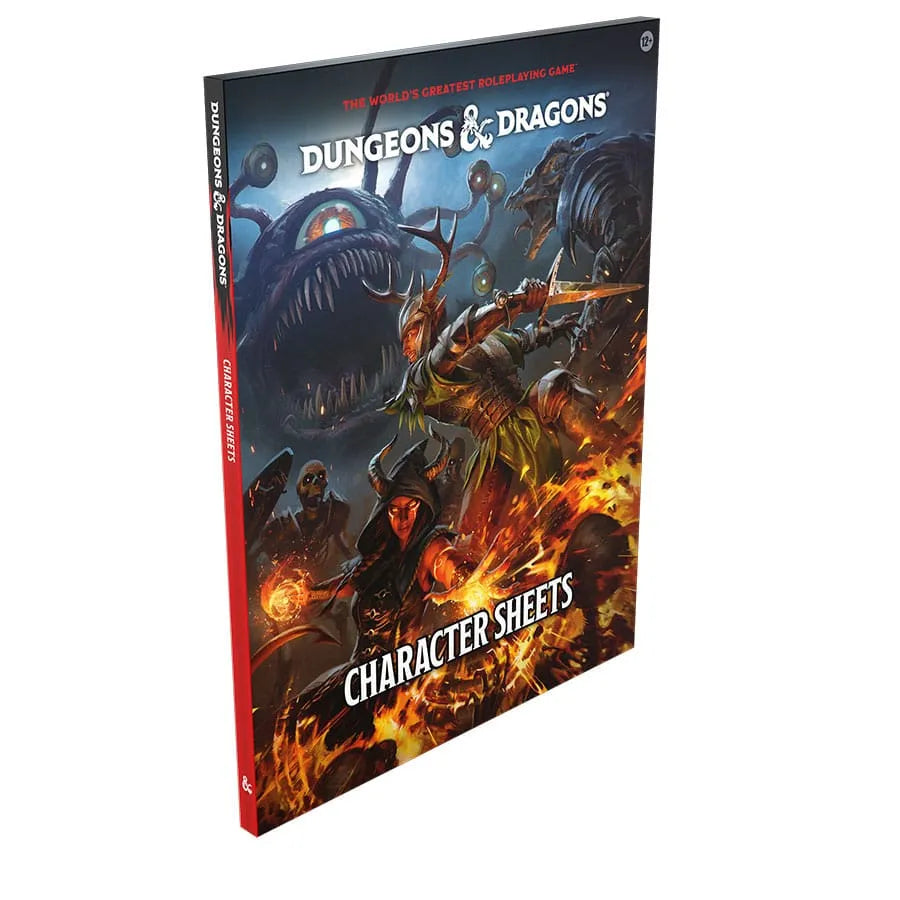 Dungeons & Dragons RPG Charakterbögen 2024 englisch - Smalltinytoystore