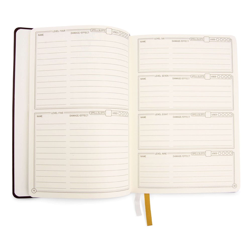 Dungeons & Dragons RPG Journal 5e Black - Smalltinytoystore