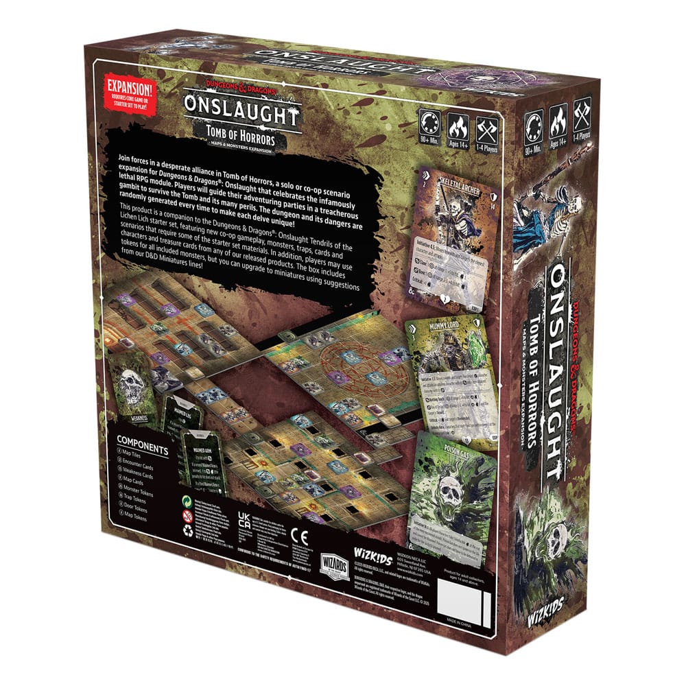 Dungeons & Dragons Spiel-Erweiterung Onslaught Tomb of Horrors - Maps & Monsters Expansion *Englische Version* - Smalltinytoystore