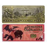 Dungeons & Dragons: The Cartoon Replik 40th Anniversary Rollercoaster Ticket Limited Edition - Smalltinytoystore