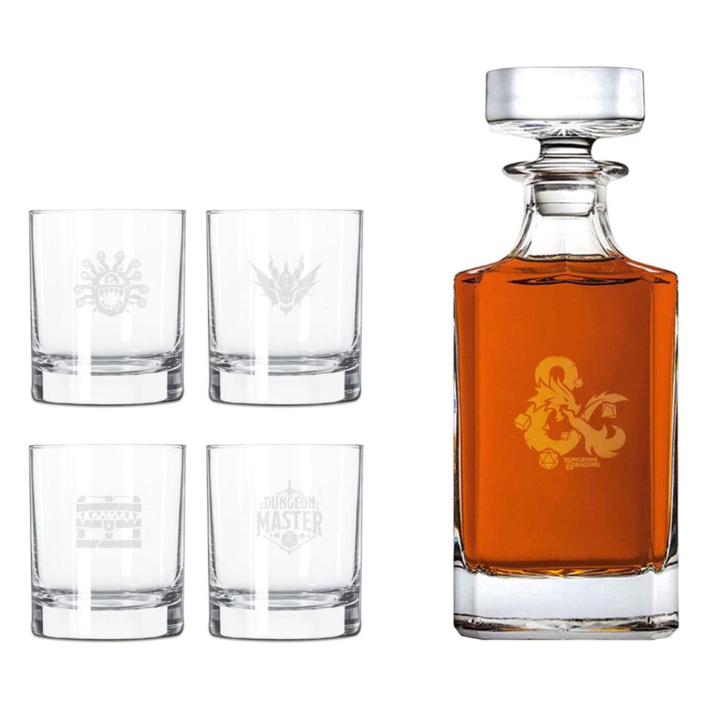 Dungeons & Dragons Whiskey Set - Beschädigte Verpackung - Smalltinytoystore