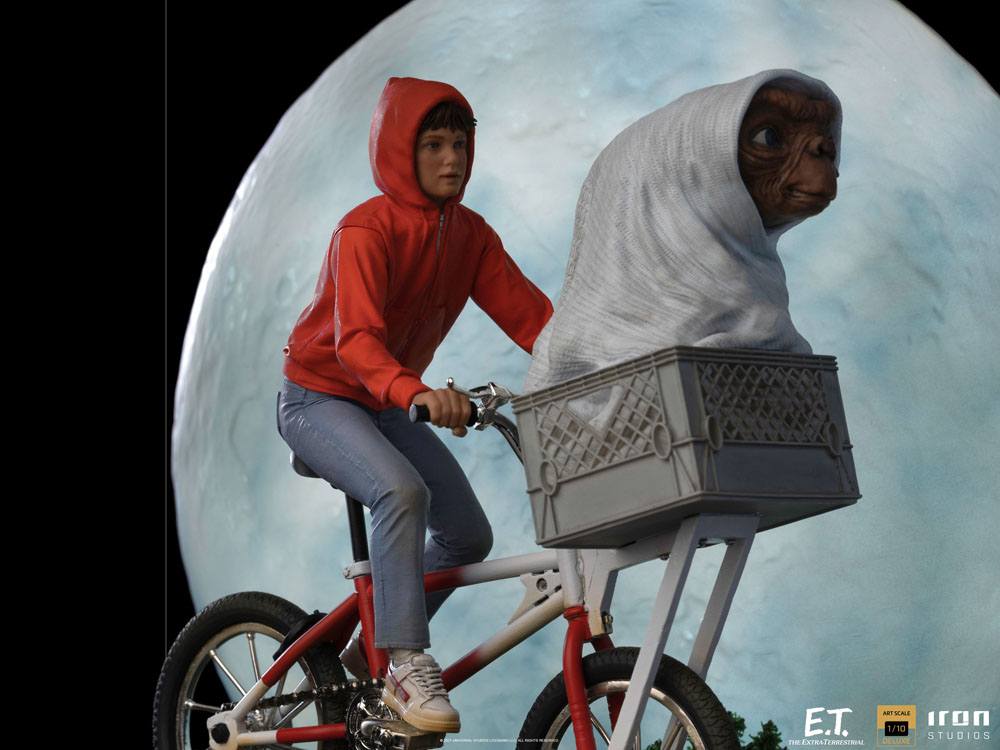 E.T. Der Außerirdische Deluxe Art Scale Statue 1/10 E.T. & Elliot 27 cm - Smalltinytoystore