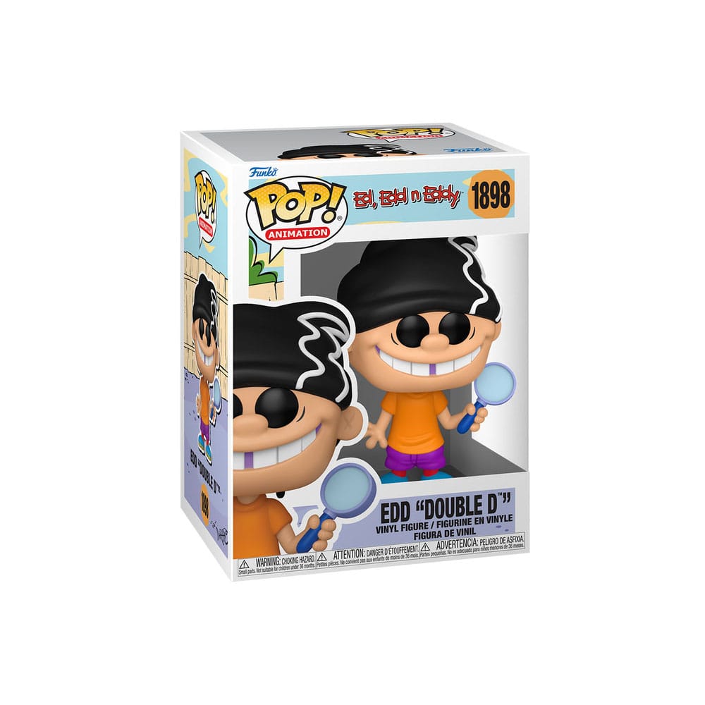 Ed, Edd und Eddy POP! Animation Vinyl Figur Double D 9 cm - Smalltinytoystore