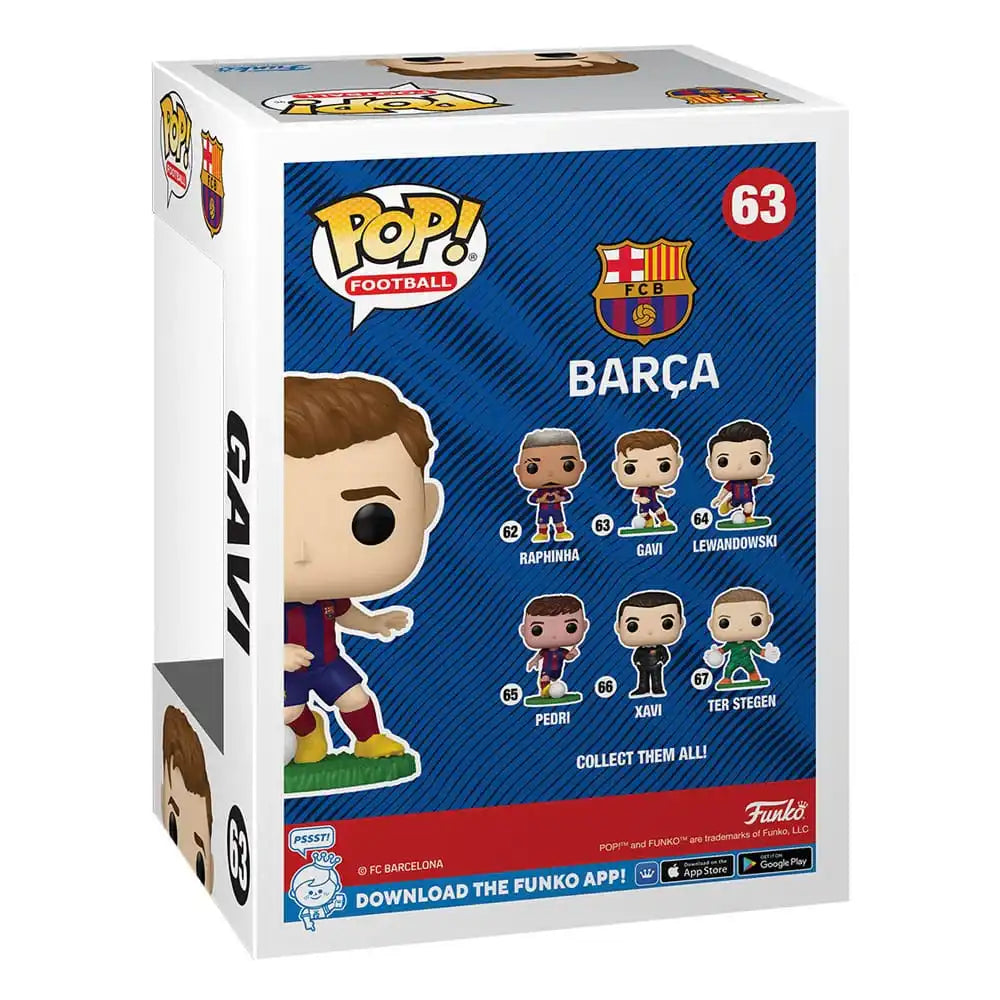 EFL POP! Football Vinyl Figur Barcelona - Gavi 9 cm - Smalltinytoystore