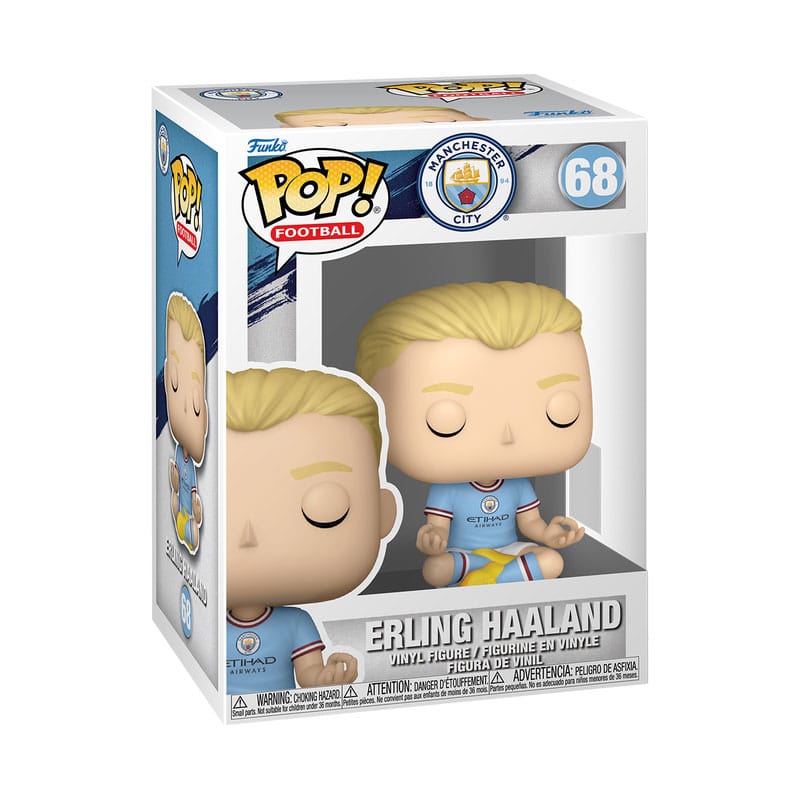 EFL POP! Football Vinyl Figur Manchester City - Erling Haaland 9 cm - Smalltinytoystore